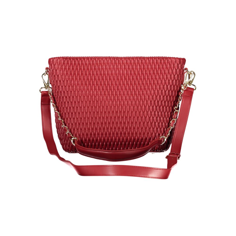 Mario Valentino Rote Polyethylen-Handtasche